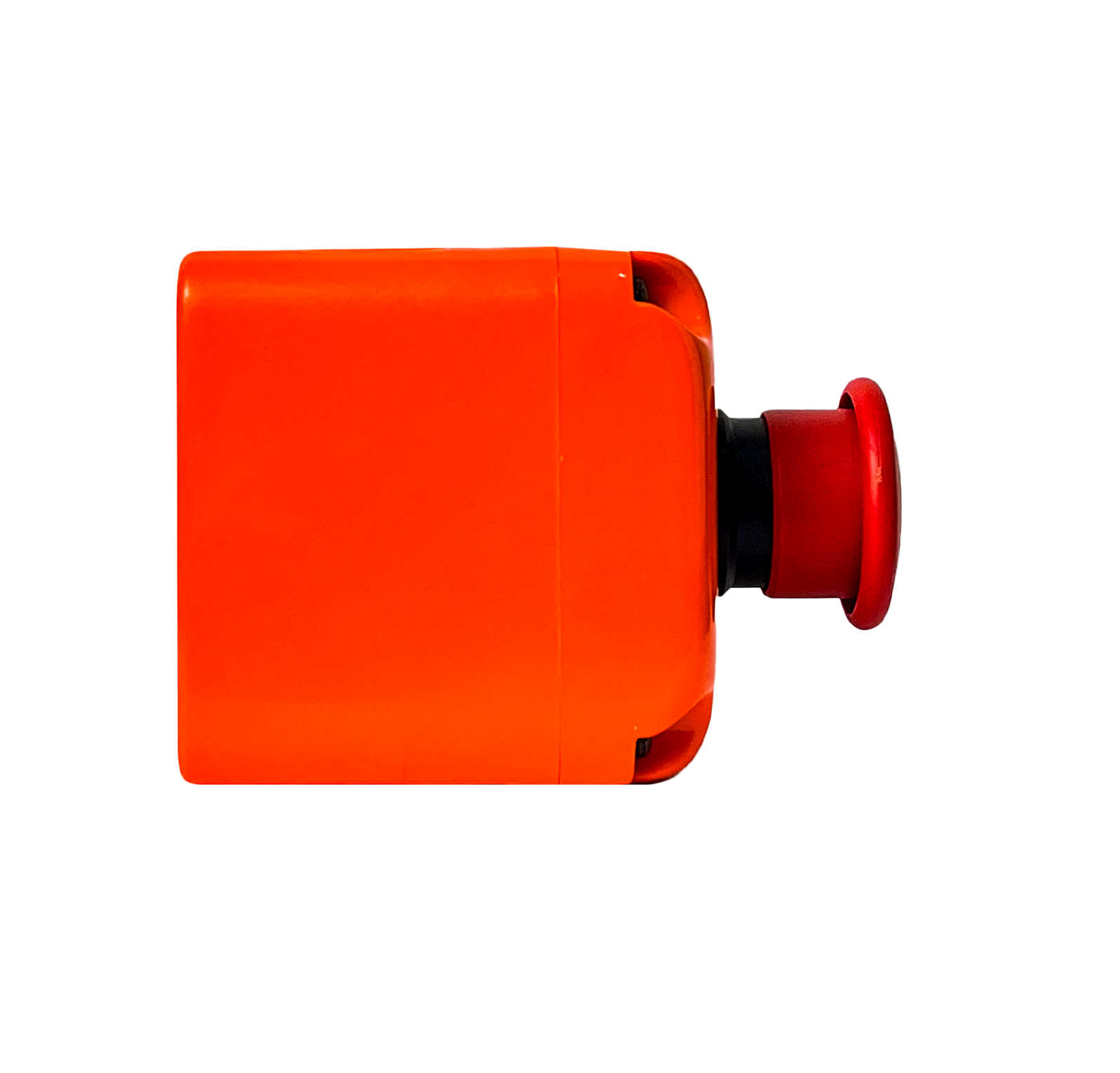 Botoeira IP uTech laranja vista de lado