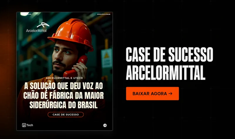 Capa do case de sucesso ArcelorMittal — clique para baixar o PDF